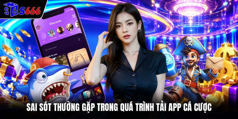 Sai sót thường gặp trong quá trình tải app cá cược